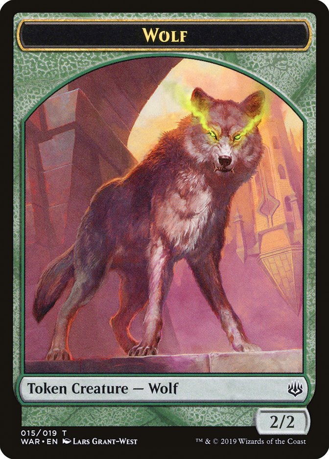 Wolf Token [War of the Spark Tokens] | Tables and Towers