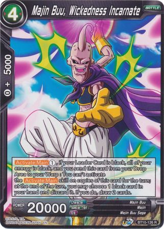 Majin Buu, Wickedness Incarnate (BT10-126) [Rise of the Unison Warrior] | Tables and Towers