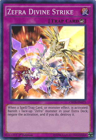 Zefra Divine Strike [CROS-EN072] Super Rare | Tables and Towers