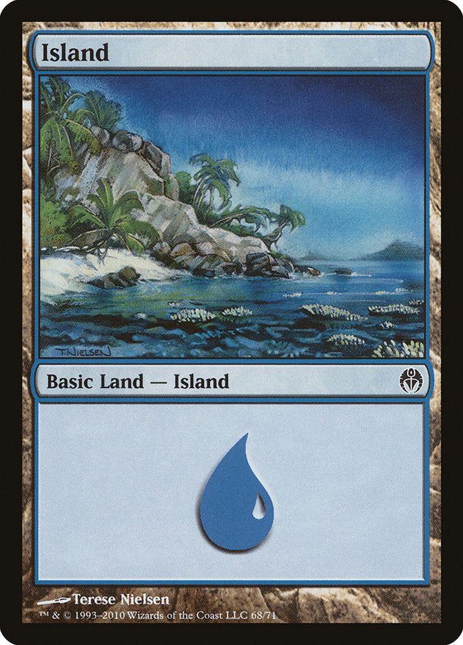 Island (68) [Duel Decks: Phyrexia vs. the Coalition] | Tables and Towers