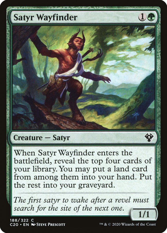 Satyr Wayfinder [Commander 2020] | Tables and Towers