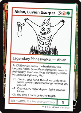 Abian, Luvion Usurper (2021 Edition) [Mystery Booster Playtest Cards] | Tables and Towers