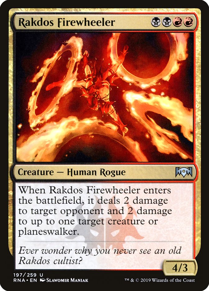 Rakdos Firewheeler [Ravnica Allegiance] | Tables and Towers