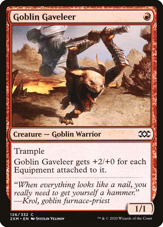 Goblin Gaveleer [Double Masters] | Tables and Towers