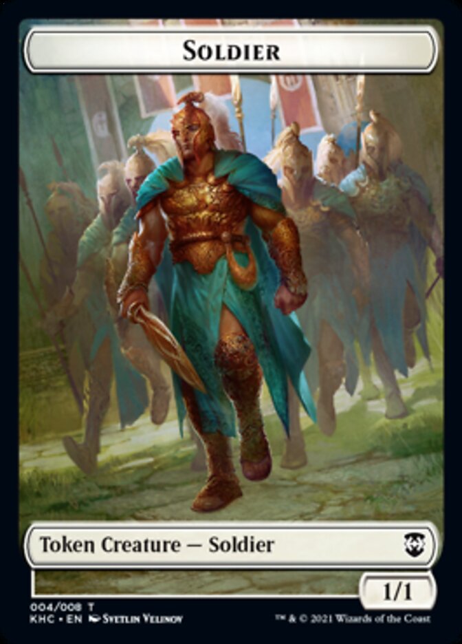 Soldier Token [Kaldheim Commander Tokens] | Tables and Towers