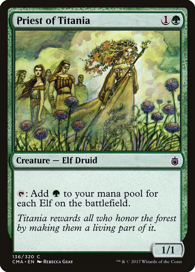 Priest of Titania [Commander Anthology] | Tables and Towers