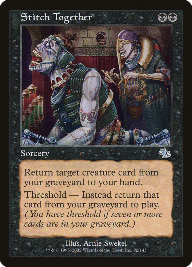 Stitch Together [Judgment] | Tables and Towers
