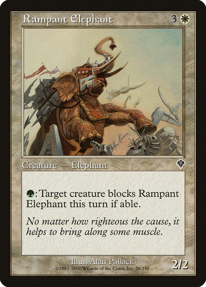 Rampant Elephant [Invasion] | Tables and Towers