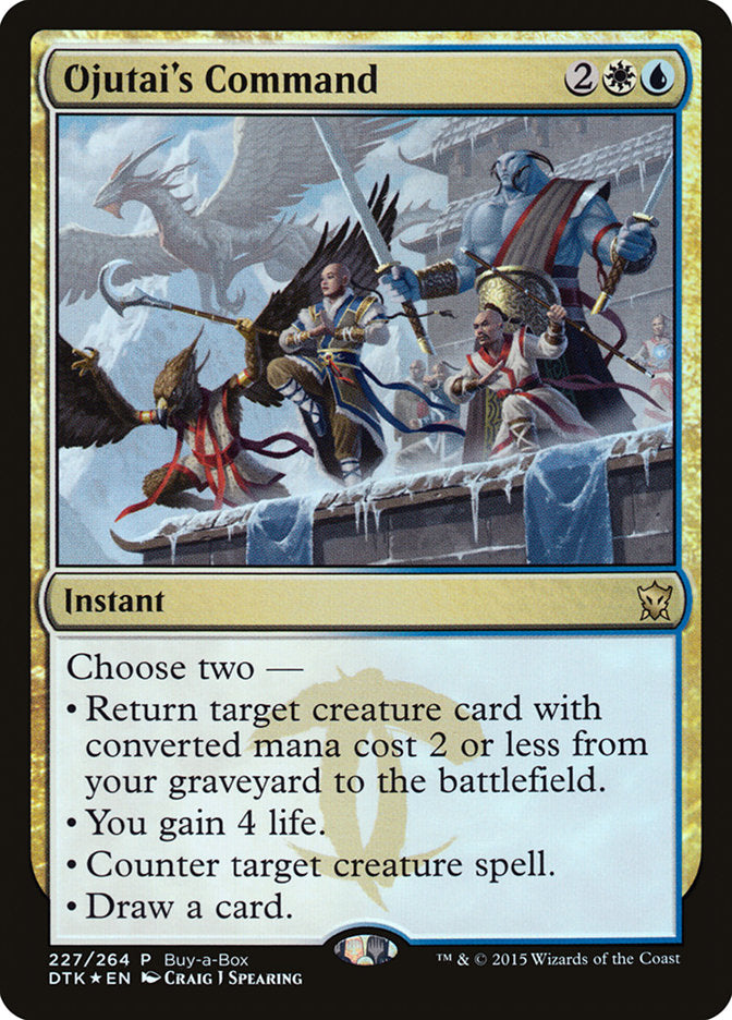 Ojutai's Command (Buy-A-Box) [Dragons of Tarkir Promos] | Tables and Towers