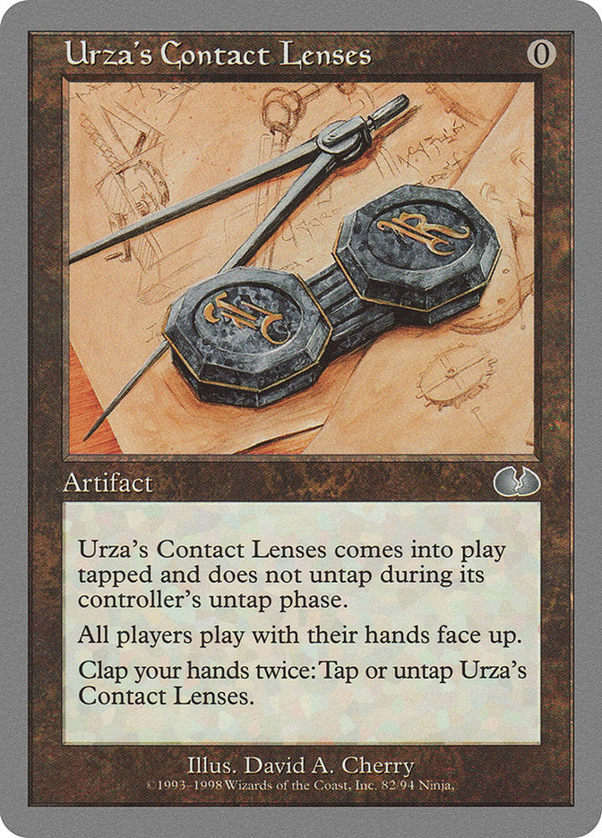 Urza's Contact Lenses [Unglued] | Tables and Towers