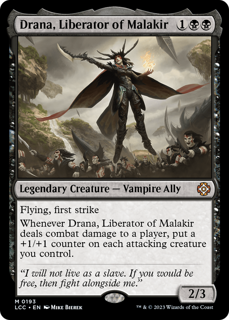 Drana, Liberator of Malakir [The Lost Caverns of Ixalan Commander] | Tables and Towers