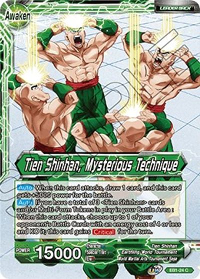 Tien Shinhan // Tien Shinhan, Mysterious Technique (EB1-024) [Battle Evolution Booster] | Tables and Towers