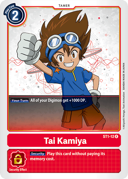 Tai Kamiya [ST1-12] [Starter Deck: Gaia Red] | Tables and Towers