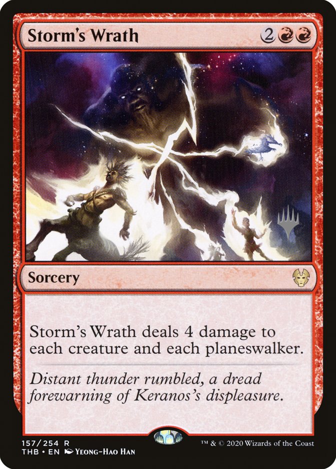 Storm's Wrath (Promo Pack) [Theros Beyond Death Promos] | Tables and Towers