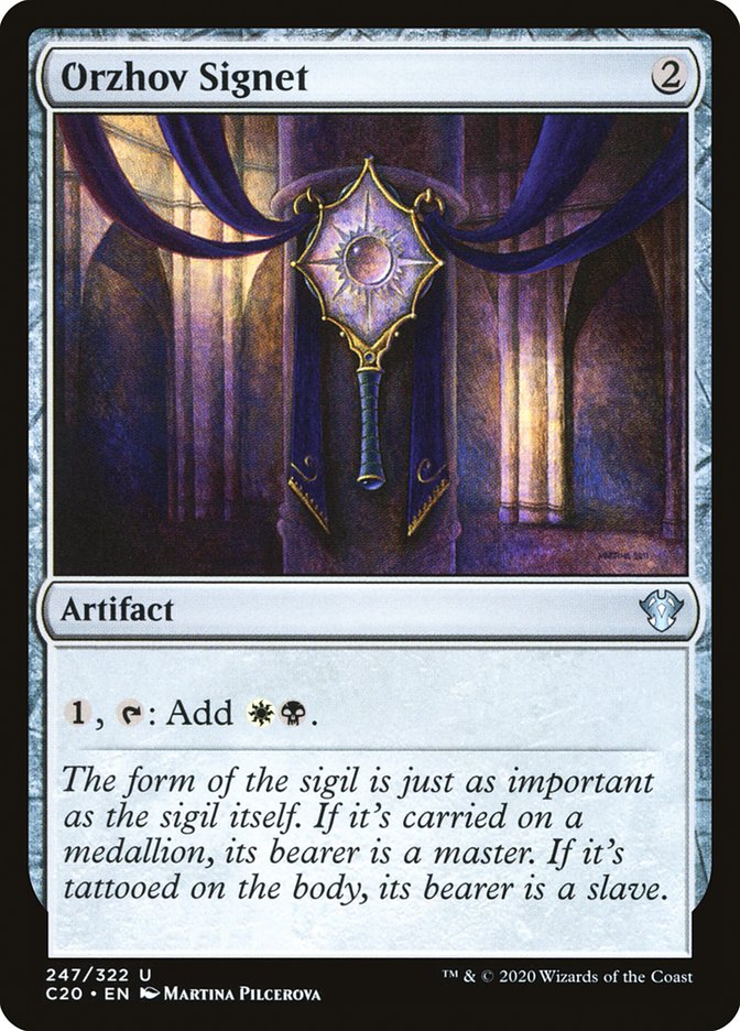 Orzhov Signet [Commander 2020] | Tables and Towers