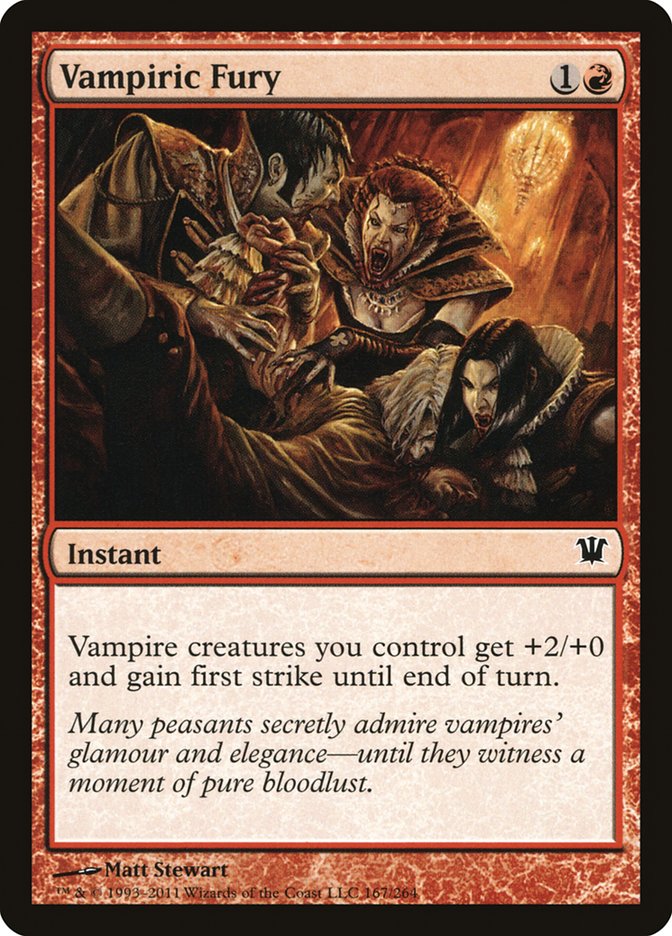 Vampiric Fury [Innistrad] | Tables and Towers