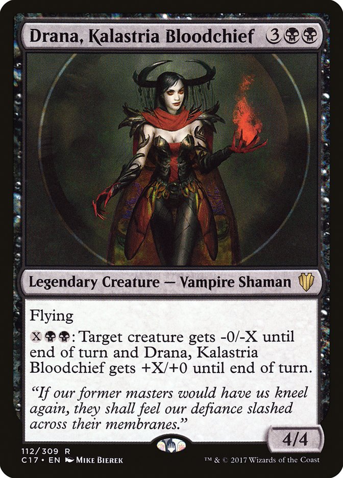 Drana, Kalastria Bloodchief [Commander 2017] | Tables and Towers