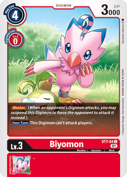 Biyomon [ST7-04] [Starter Deck: Gallantmon] | Tables and Towers