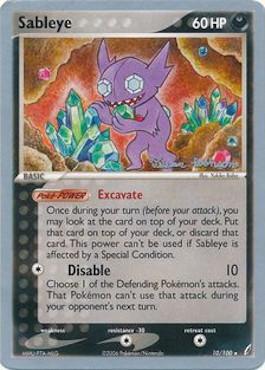 Sableye (10/100) (Intimidation - Tristan Robinson) [World Championships 2008] | Tables and Towers