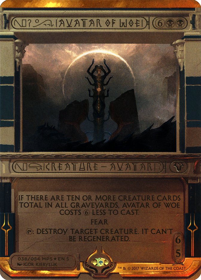 Avatar of Woe (Invocation) [Amonkhet Invocations] | Tables and Towers