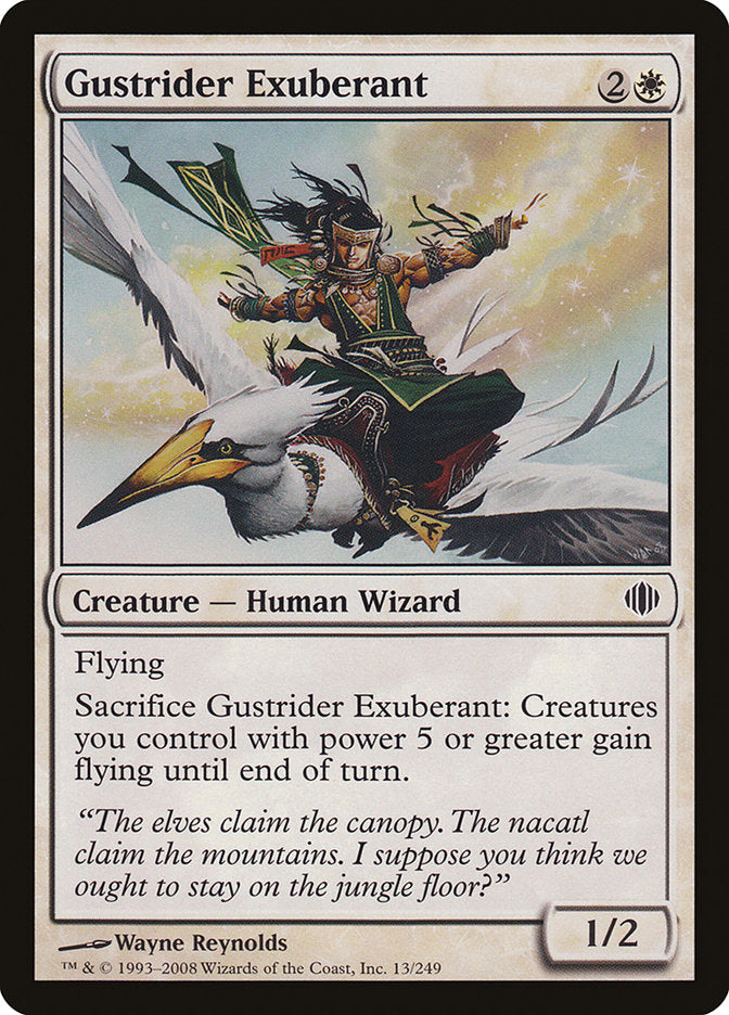 Gustrider Exuberant [Shards of Alara] | Tables and Towers