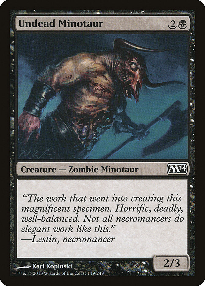 Undead Minotaur [Magic 2014] | Tables and Towers