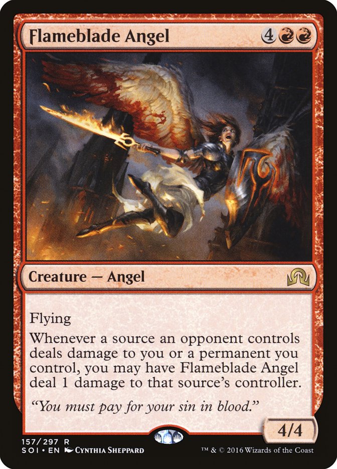 Flameblade Angel [Shadows over Innistrad] | Tables and Towers