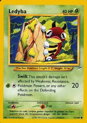 Ledyba (71/105) [Neo Destiny Unlimited] | Tables and Towers