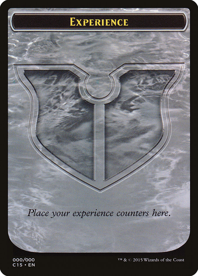 Experience // Experience Double-Sided Token [Commander 2015 Tokens] | Tables and Towers