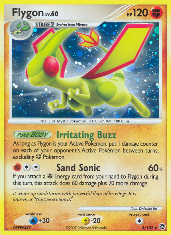 Flygon (5/132) [Diamond & Pearl: Secret Wonders] | Tables and Towers