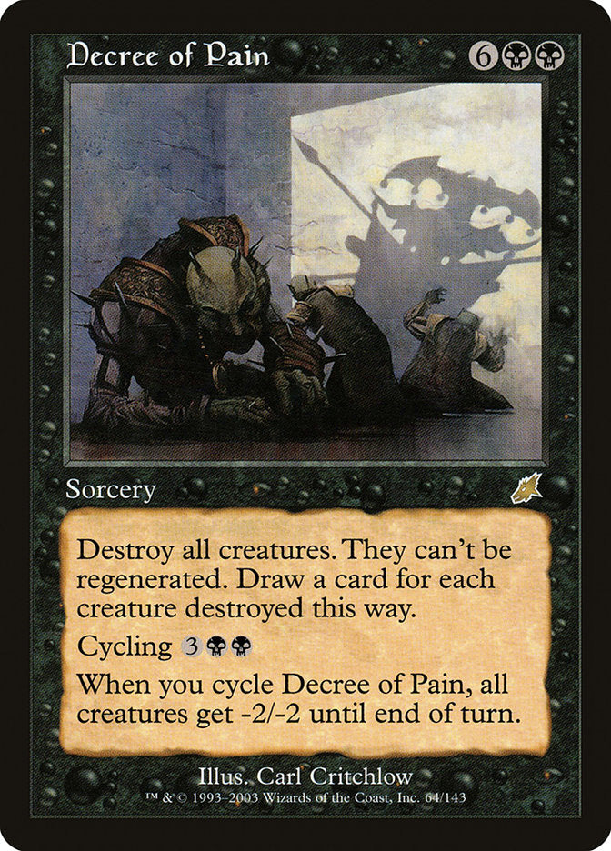 Decree of Pain [Scourge] | Tables and Towers