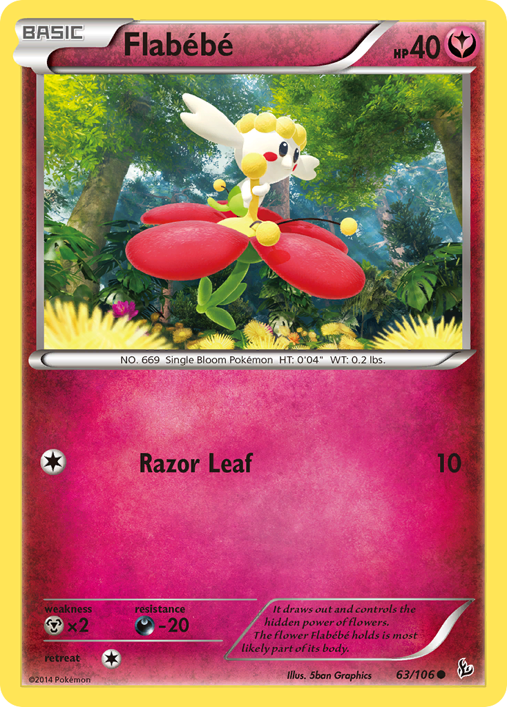 Flabebe (63/106) [XY: Flashfire] | Tables and Towers