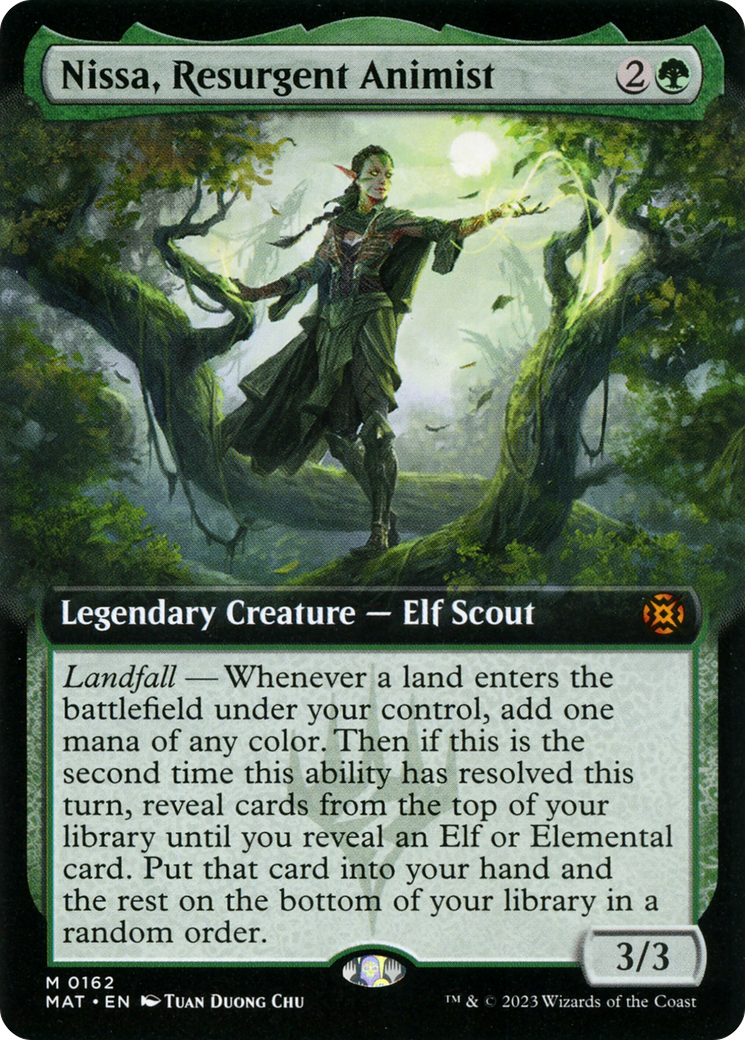 Nissa, Resurgent Animist (Extended Art) [March of the Machine: The Aftermath] | Tables and Towers