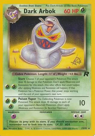 Dark Arbok (19/82) (W Stamped Promo) [Team Rocket Unlimited] | Tables and Towers