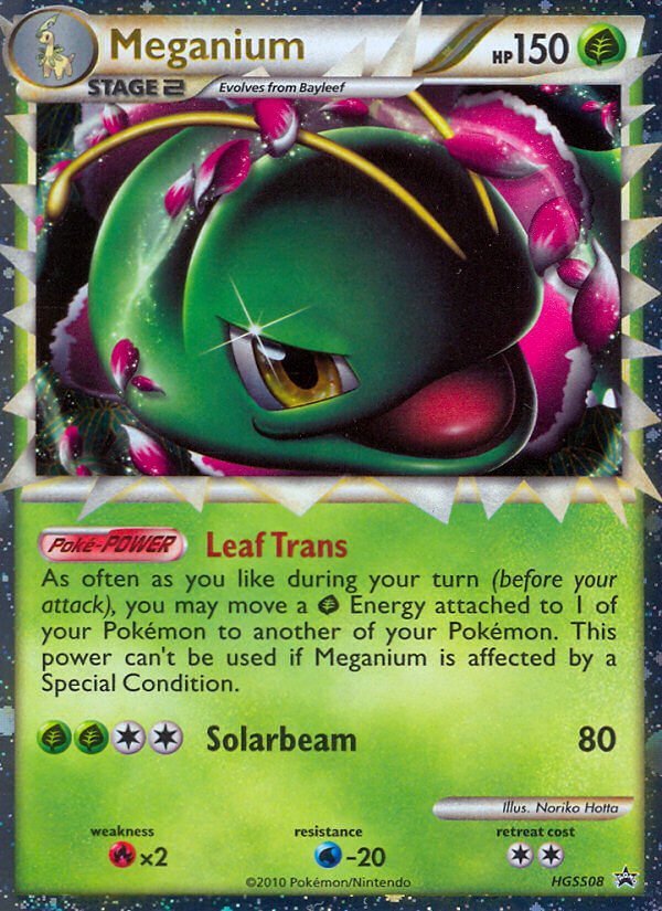 Meganium (HGSS08) [HeartGold & SoulSilver: Black Star Promos] | Tables and Towers