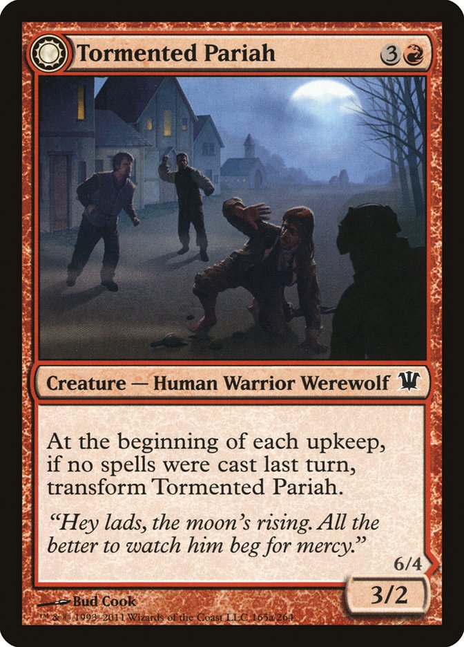 Tormented Pariah // Rampaging Werewolf [Innistrad] | Tables and Towers