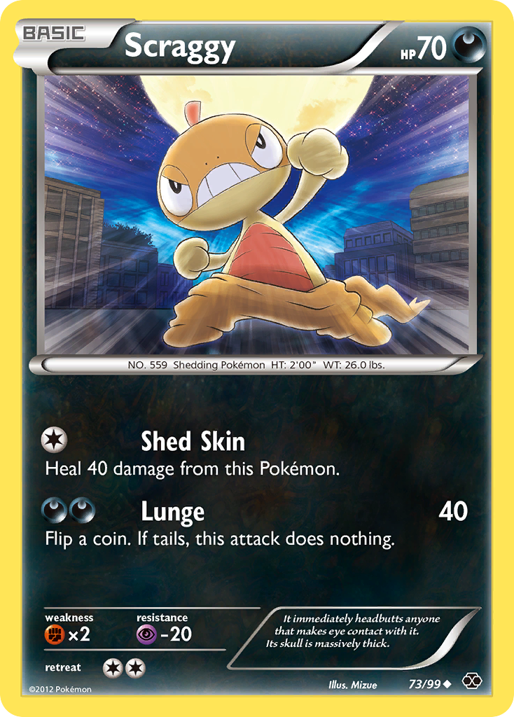 Scraggy (73/99) [Black & White: Next Destinies] | Tables and Towers