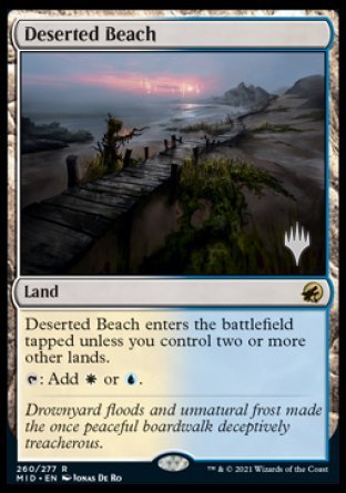 Deserted Beach (Promo Pack) [Innistrad: Midnight Hunt Promos] | Tables and Towers