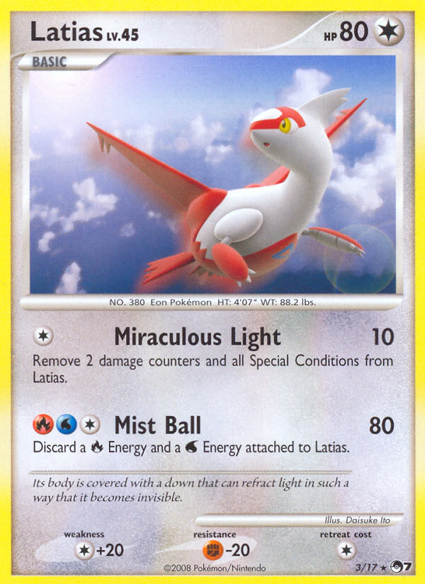 Latias (3/17) [POP Series 7] | Tables and Towers