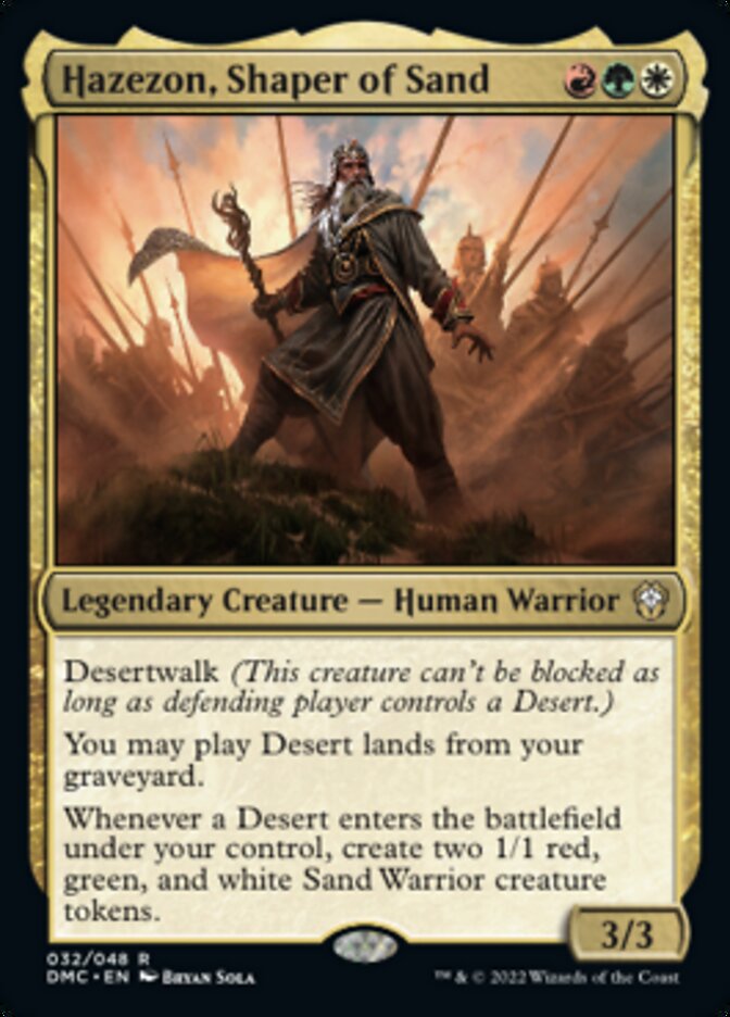 Hazezon, Shaper of Sand [Dominaria United Commander] | Tables and Towers