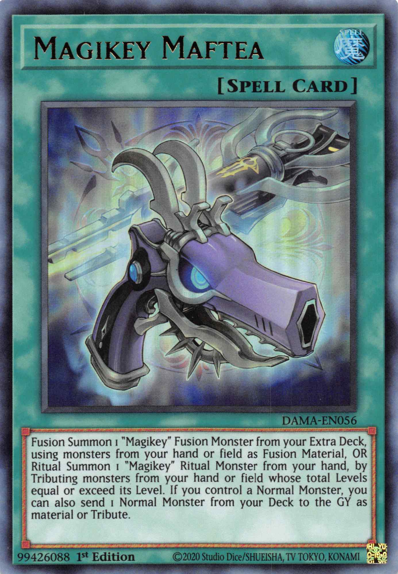 Magikey Maftea [DAMA-EN056] Ultra Rare | Tables and Towers
