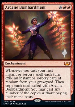 Arcane Bombardment (Promo Pack) [Streets of New Capenna Promos] | Tables and Towers