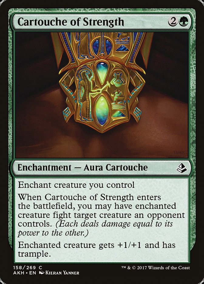 Cartouche of Strength [Amonkhet] | Tables and Towers