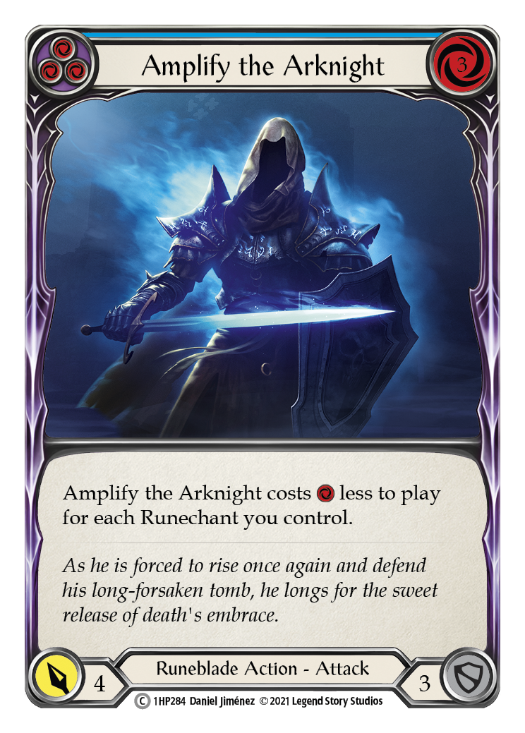 Amplify the Arknight (Blue) [1HP284] (History Pack 1) | Tables and Towers