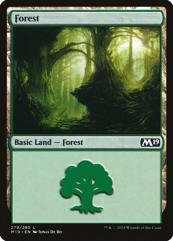 Forest (279) [Core Set 2019] | Tables and Towers