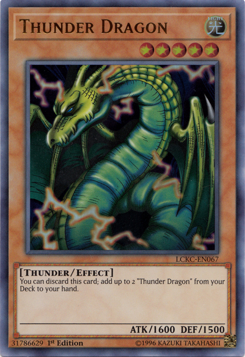 Thunder Dragon [LCKC-EN067] Ultra Rare | Tables and Towers