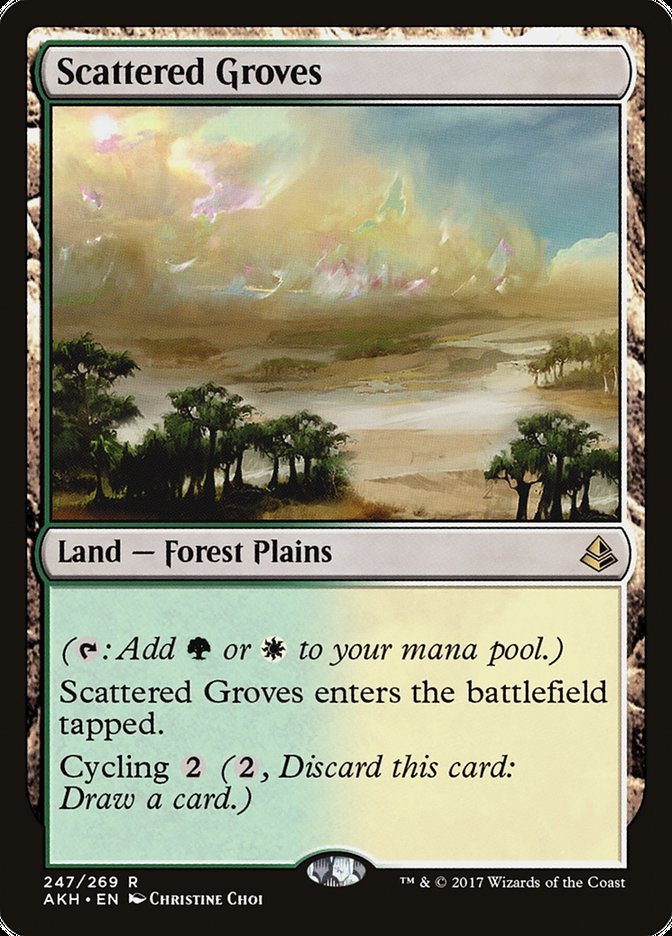 Scattered Groves [Amonkhet] | Tables and Towers