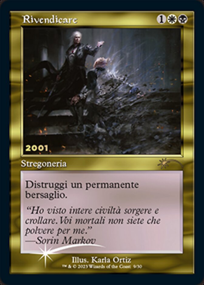 Rivendicare (Vindicate) [30th Anniversary Promos] | Tables and Towers