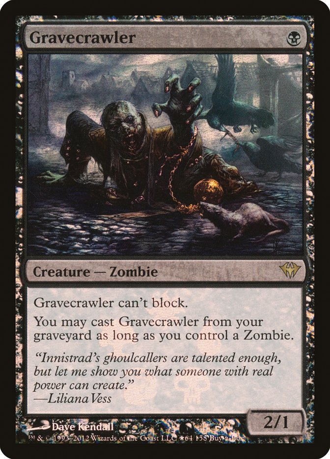 Gravecrawler (Buy-A-Box) [Dark Ascension Promos] | Tables and Towers