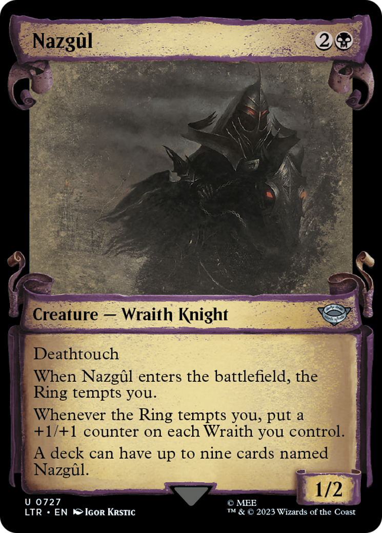 Nazgul (0727) [The Lord of the Rings: Tales of Middle-Earth Showcase Scrolls] | Tables and Towers